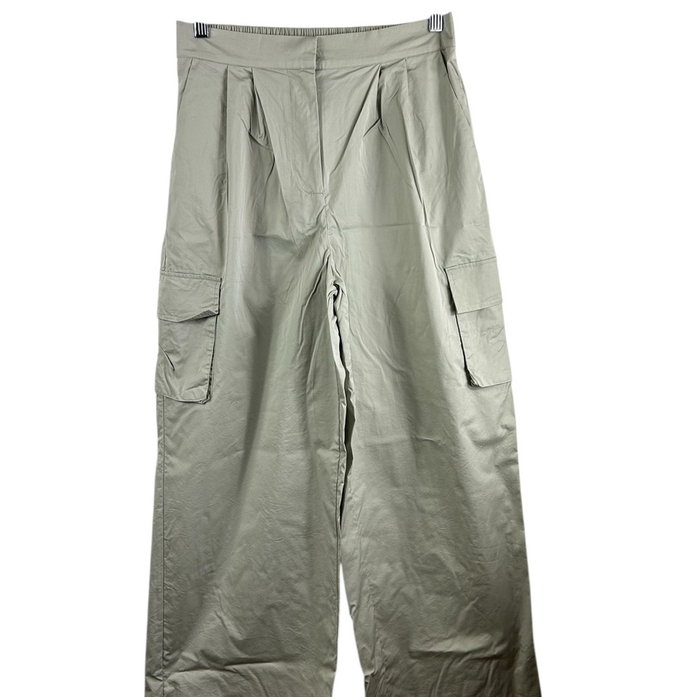 House of Harlow 1960 Green Wide-Leg Cargo Pants - Picture 3 of 11